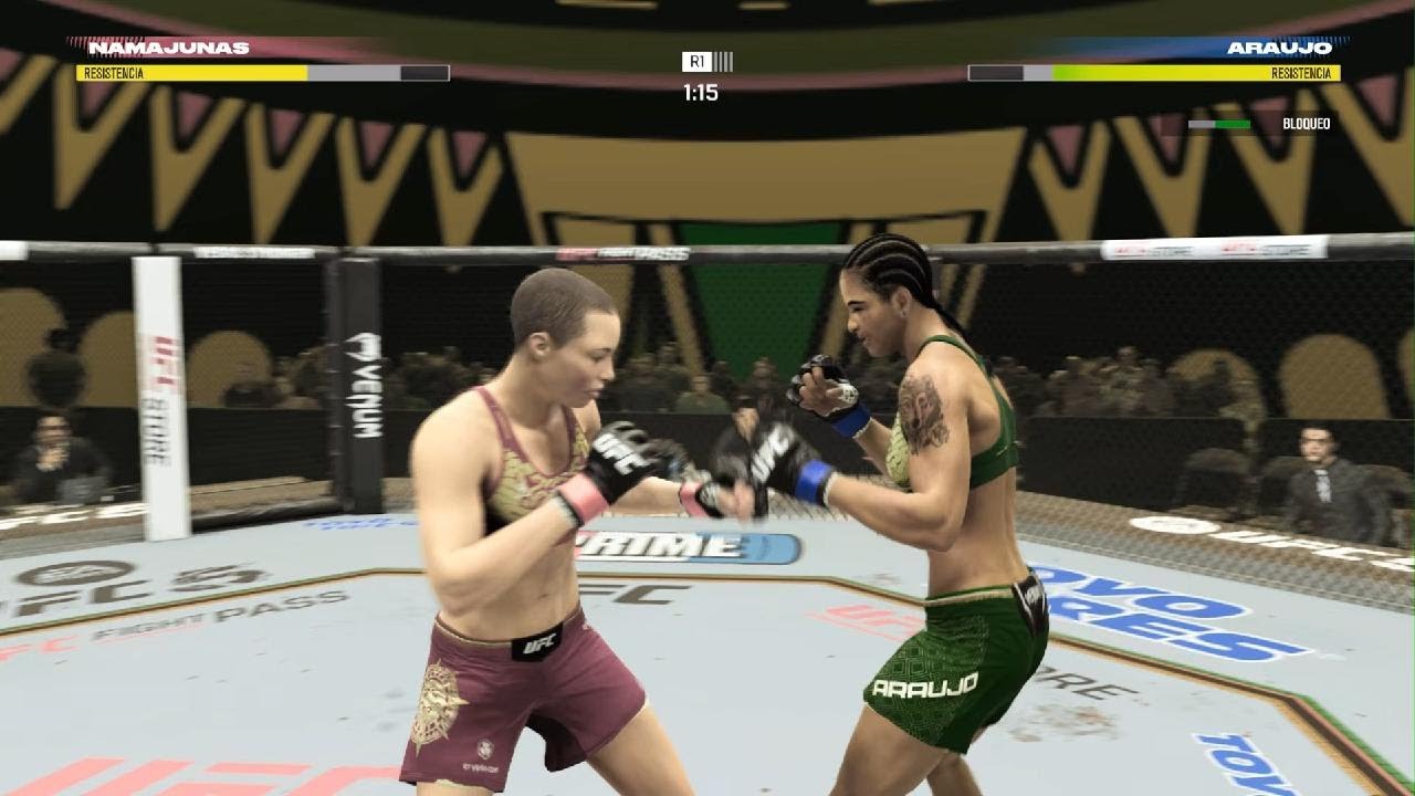 #4 Peleas Aleatorias en Ufc5  ROSE MAMAJUNA VS VIVIANE ARAUJO