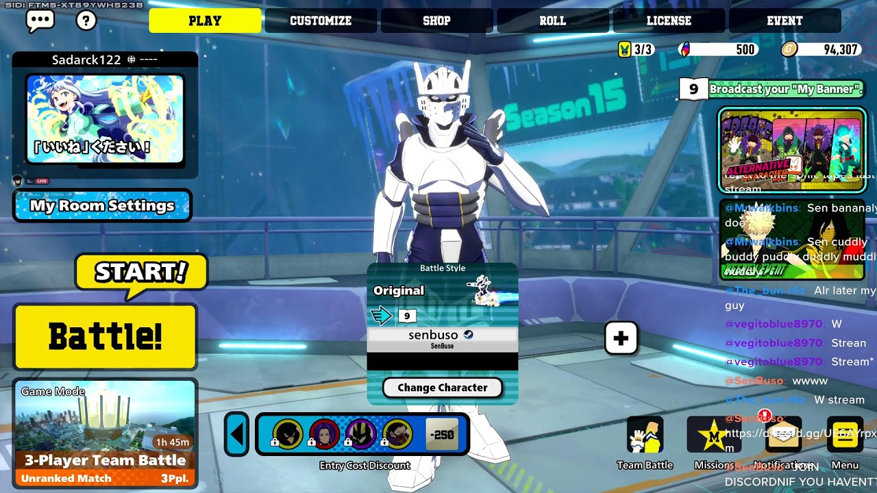 🔴MY HERO ULTRA RUMBLE JOIN UPLIVE JOIN NOW!🔴