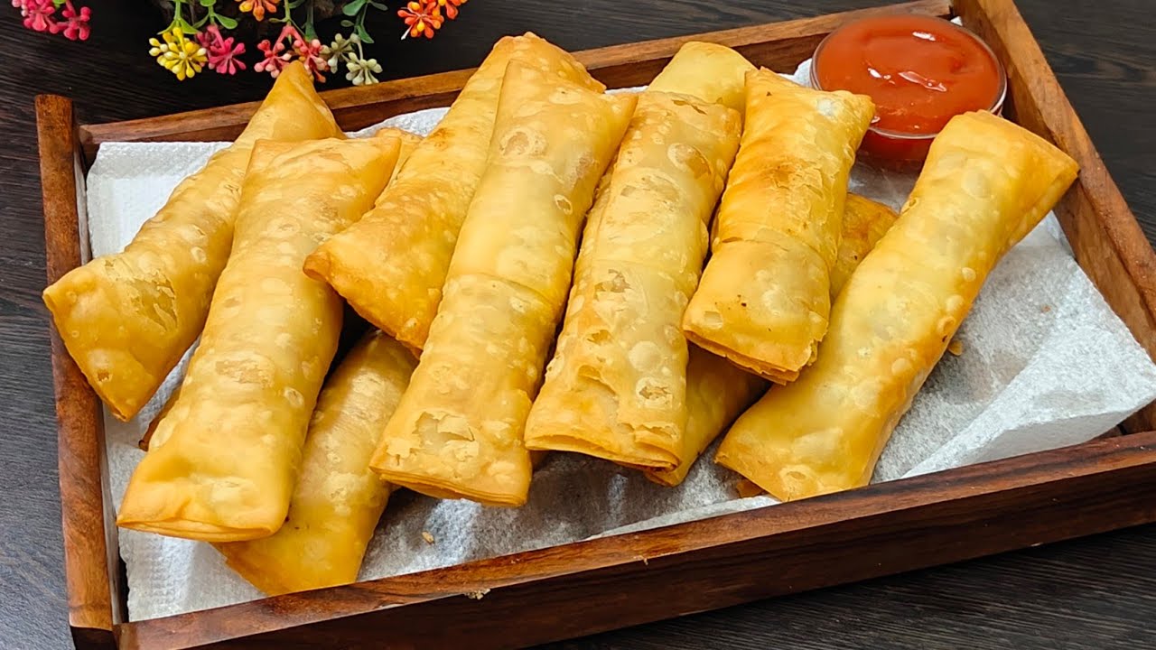 Crispy Homemade Spring Rolls ❤️स्प्रिंग रोल बनाएं घर पर l Ramadan Special Easy Spring Roll Recipe