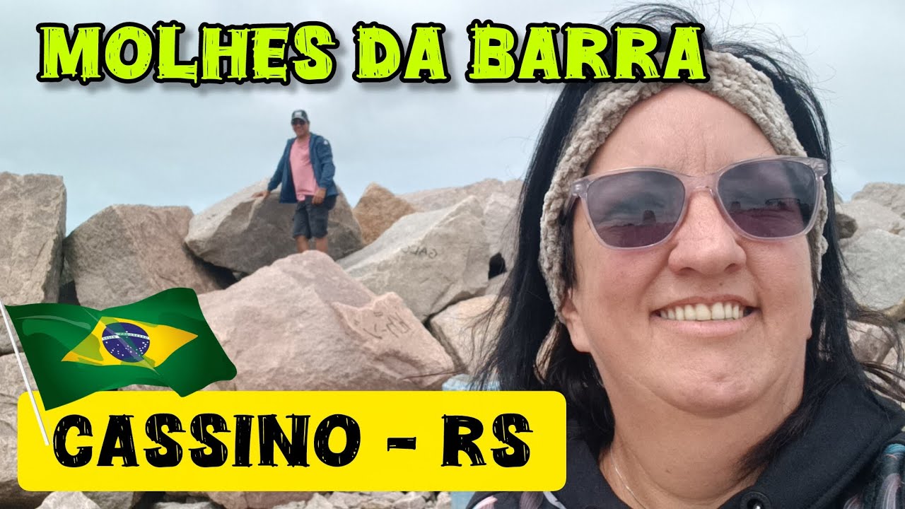 Molhes da Barra. Playa Cassino en Brasil 