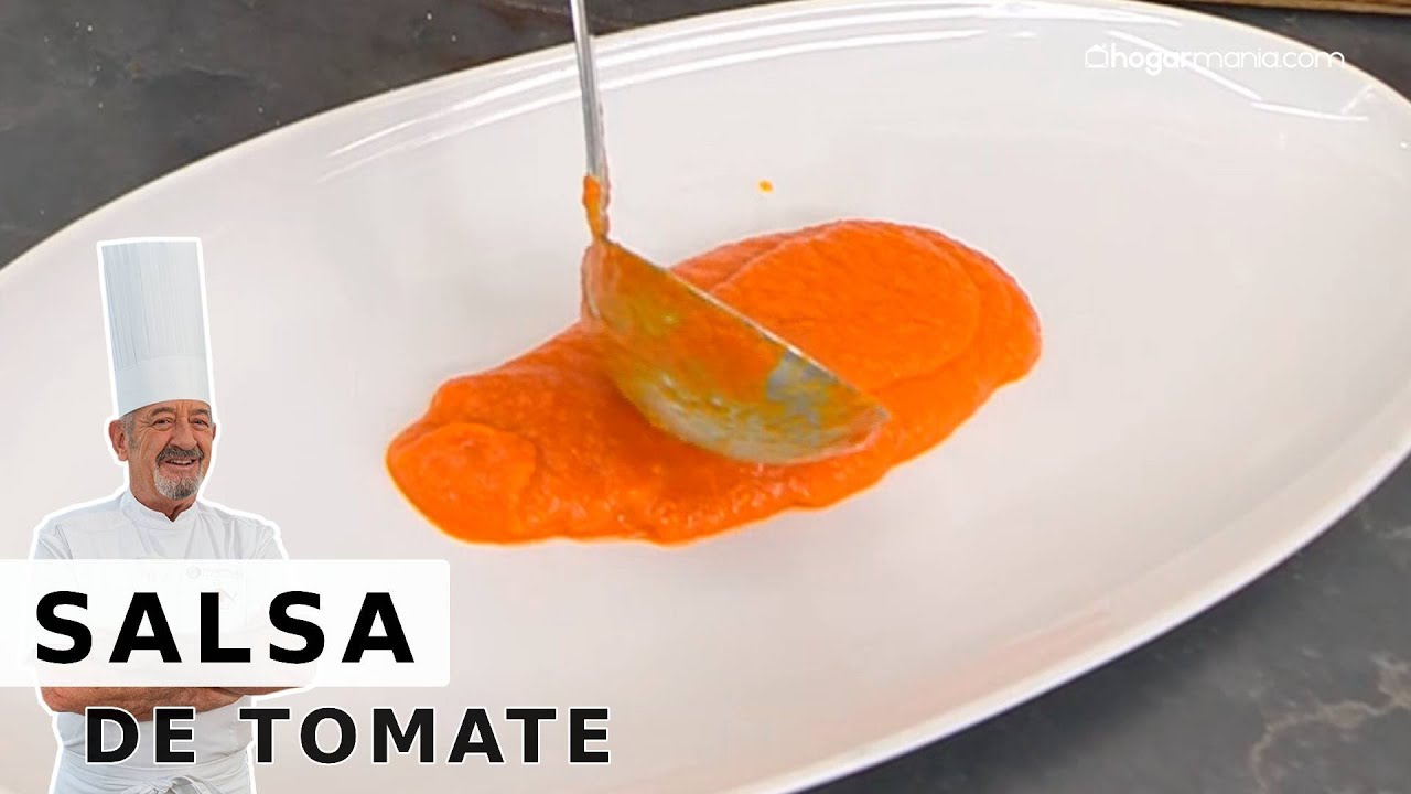 SALSA de TOMATE CASERA con el secreto de Arguiñano // Hogarmania