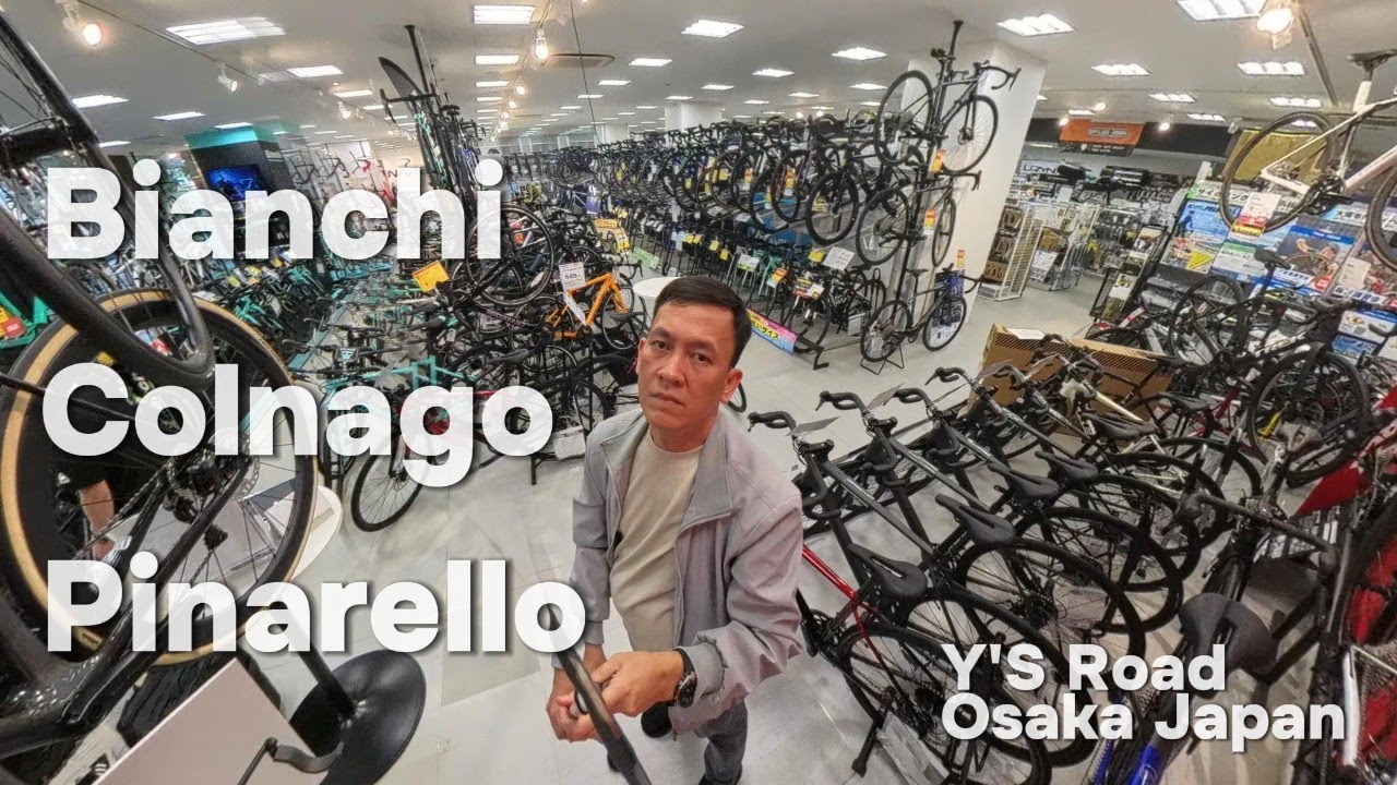 MAGKANO BIANCHI, COLNAGO, PINARELLO SA Y'S ROAD OSAKA JAPAN? | APRIL 30, 2025