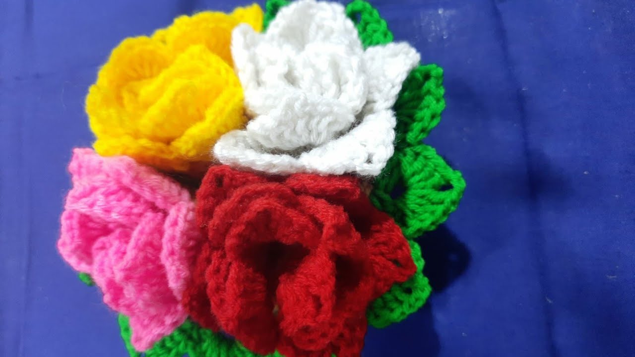 How to crochet flowerpot with coster 