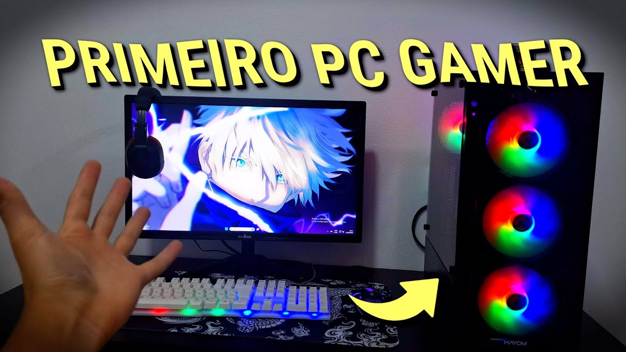 Meu primeiro PC GAMER com 18 anos!
