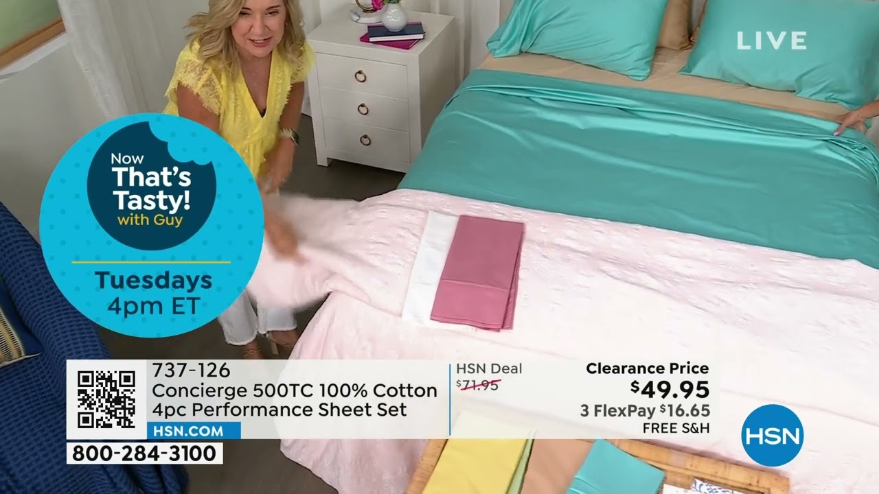 HSN | Concierge Collection Bedding 18th Anniversary 08.06.2023 - 10 AM