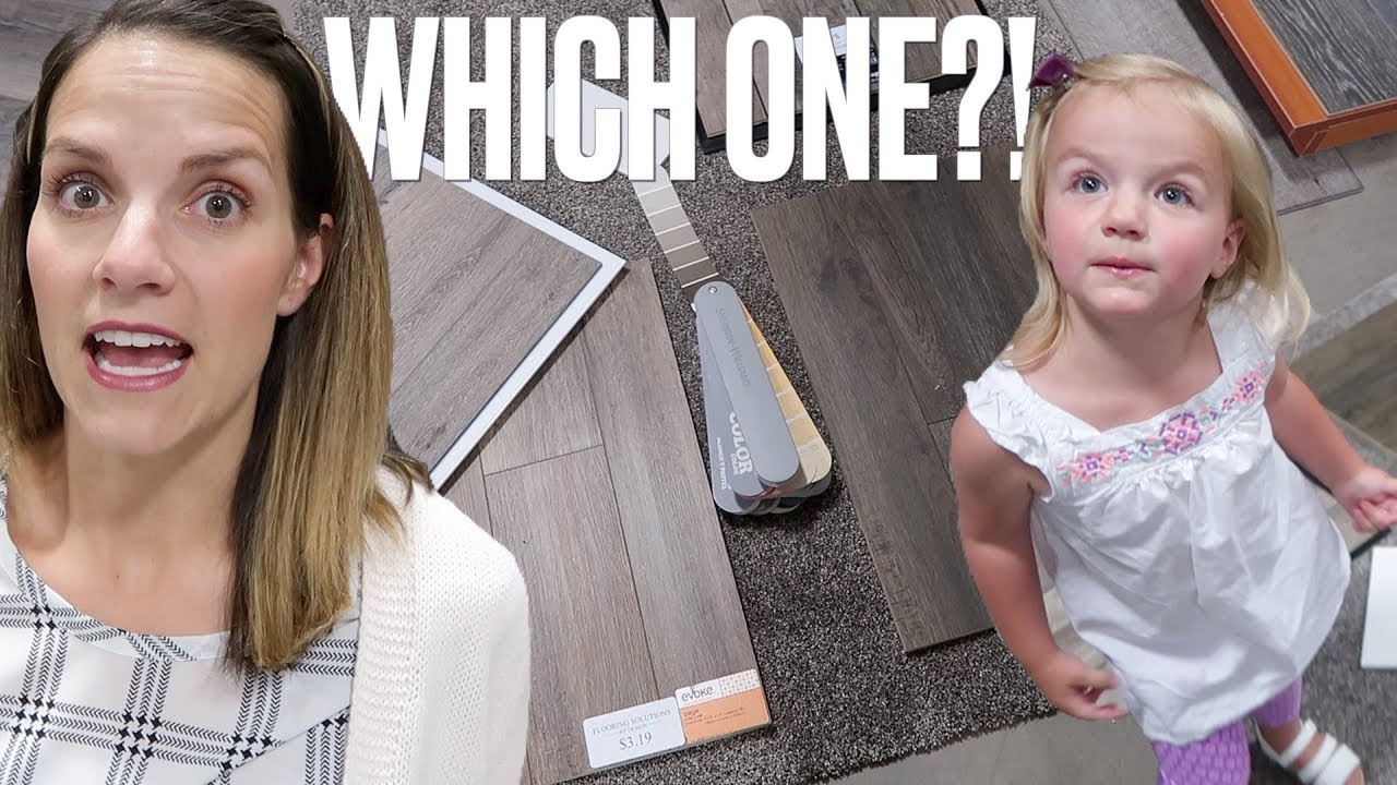 PICKING OUT NEW CARPET AND FLOORS AFTER OUR HOUSE FLOODED