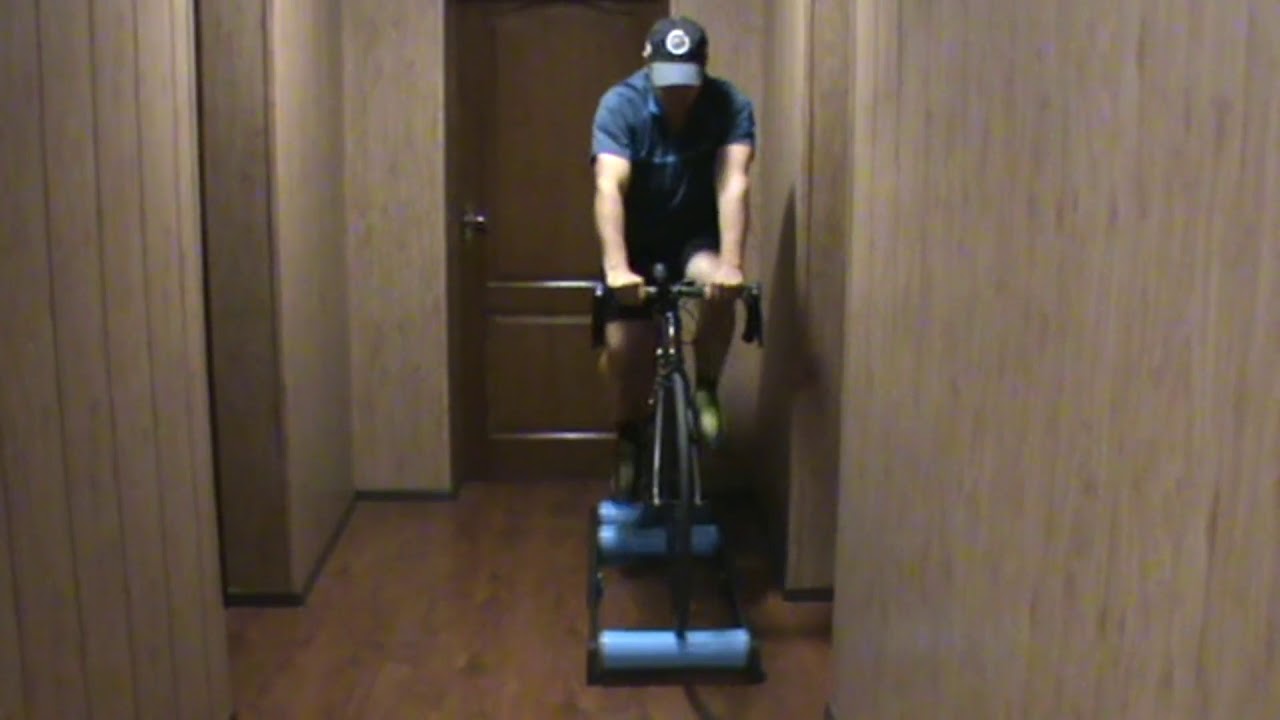 Роллерный велостанок Tacx Antares T1000. Шоссейный велосипед + дядя Саша