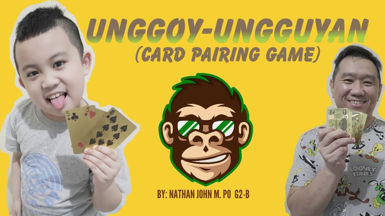 How to play card games for Kids | Unggoy-Ungguyan | P.E. Project #shortvideo #viralvideo #howto