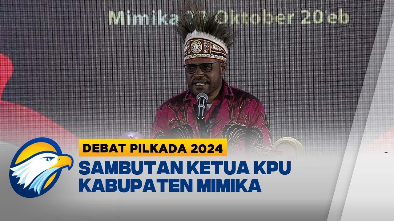 Ketua KPU: Tawarkan Visi Misi Kab. Mimika Bukan Saling Serang - [DEBAT PILKADA 2024]