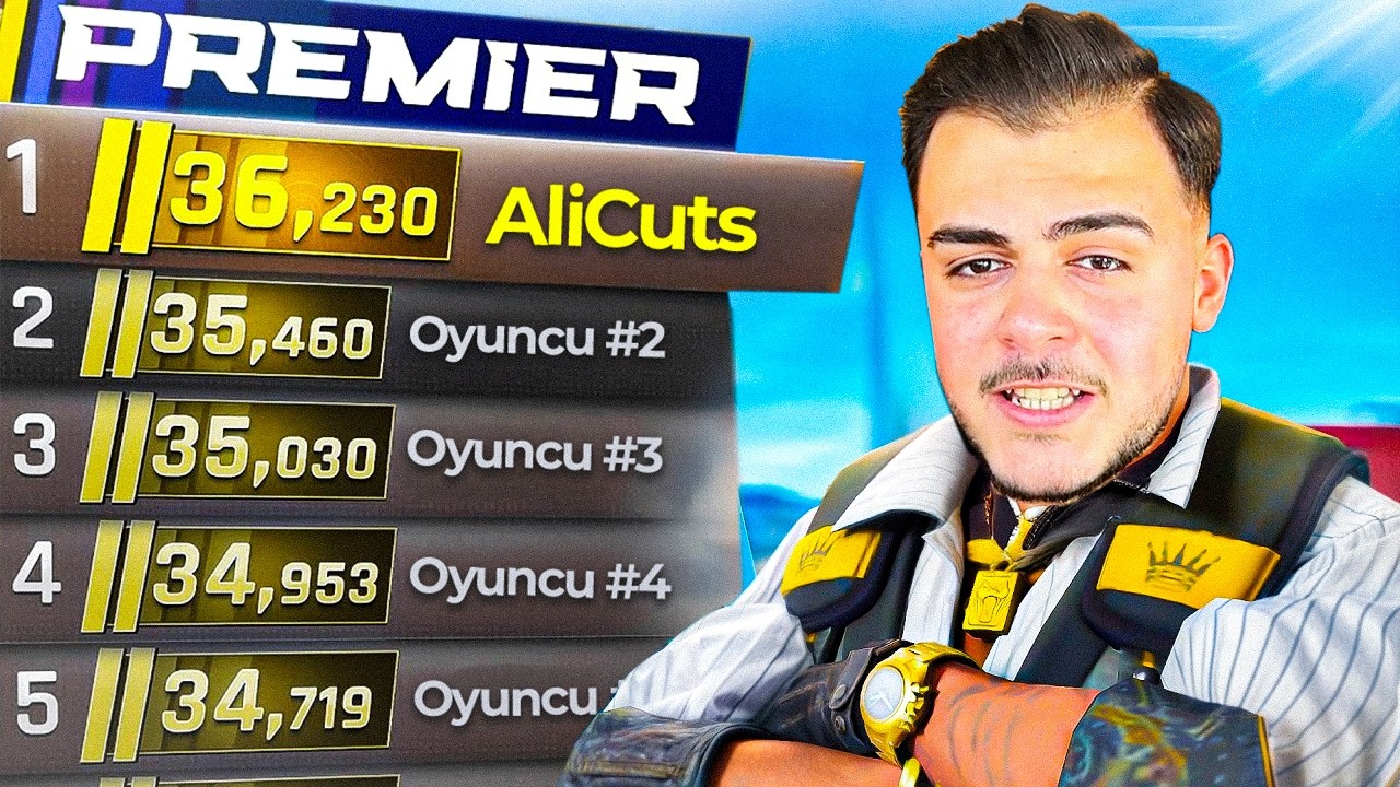 CS2'de BEDAVA HİLE ile PREMİER DÜNYA 189.SU OLDUM ! - CS2 Hile | CS2 Hileli Rekabetçi