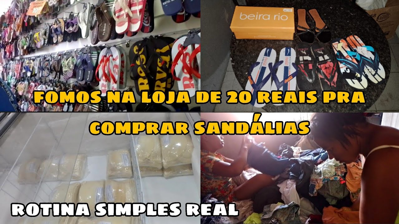 ROTINA SIMPLES REAL💖FOMOS NA LOJA DE 20 REAIS COMPRAR SANDÁLIAS👡🛍️COMPRAMOS PASTEL E DROBEI OS PANO 