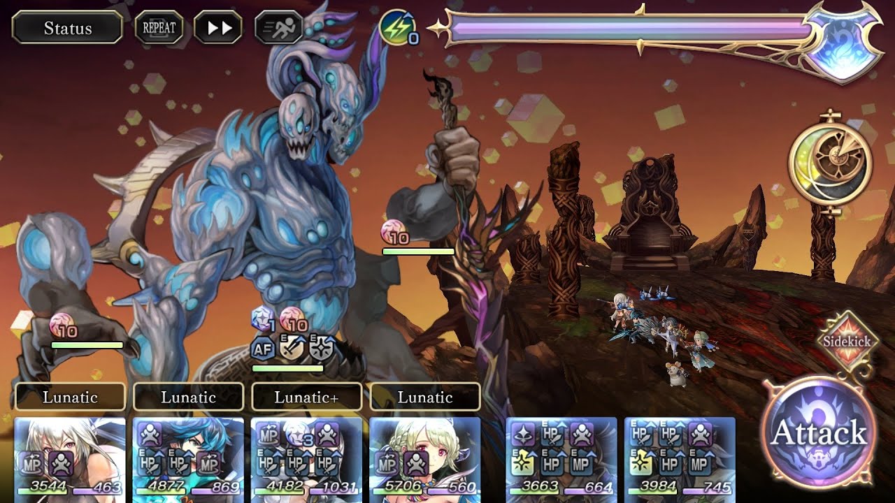 Another Eden: Edax Zennon Ogre's Shadow vs SA Oboro & SA Izuna