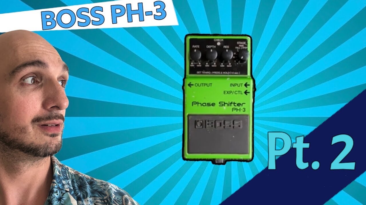 Boss PH-3 - Part 2 - Phase Shifter Boss recommended settings