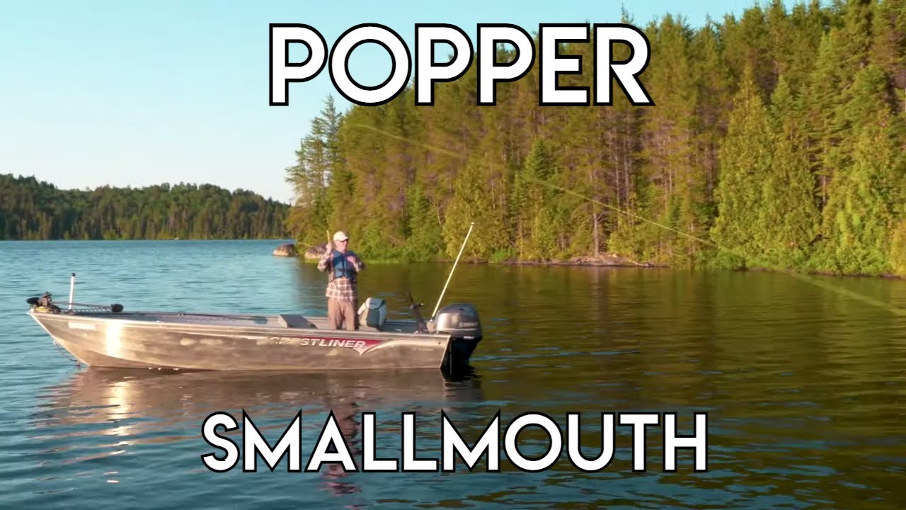 Crazy Popper Action - Smallmouth Bass