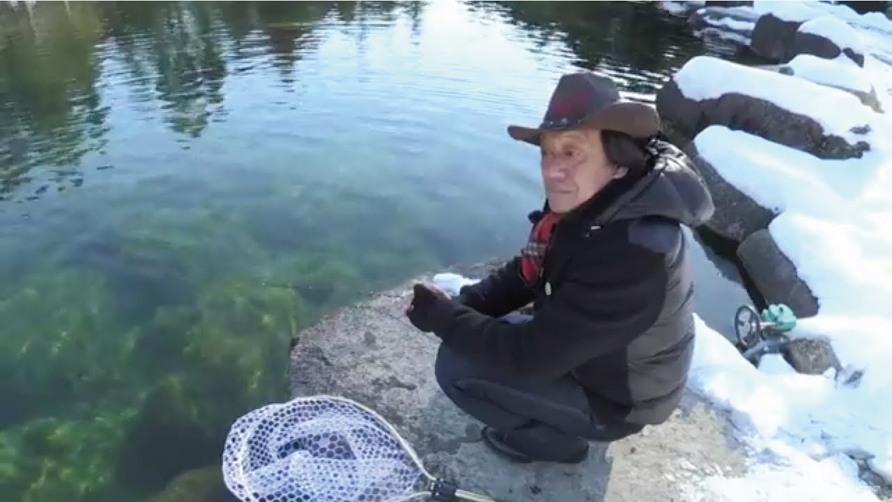 #235 日本一忙しい釣り具屋のオヤジ、管釣りの休日～凍てつく寒さを吹き飛ばすトラウトの艶姿～