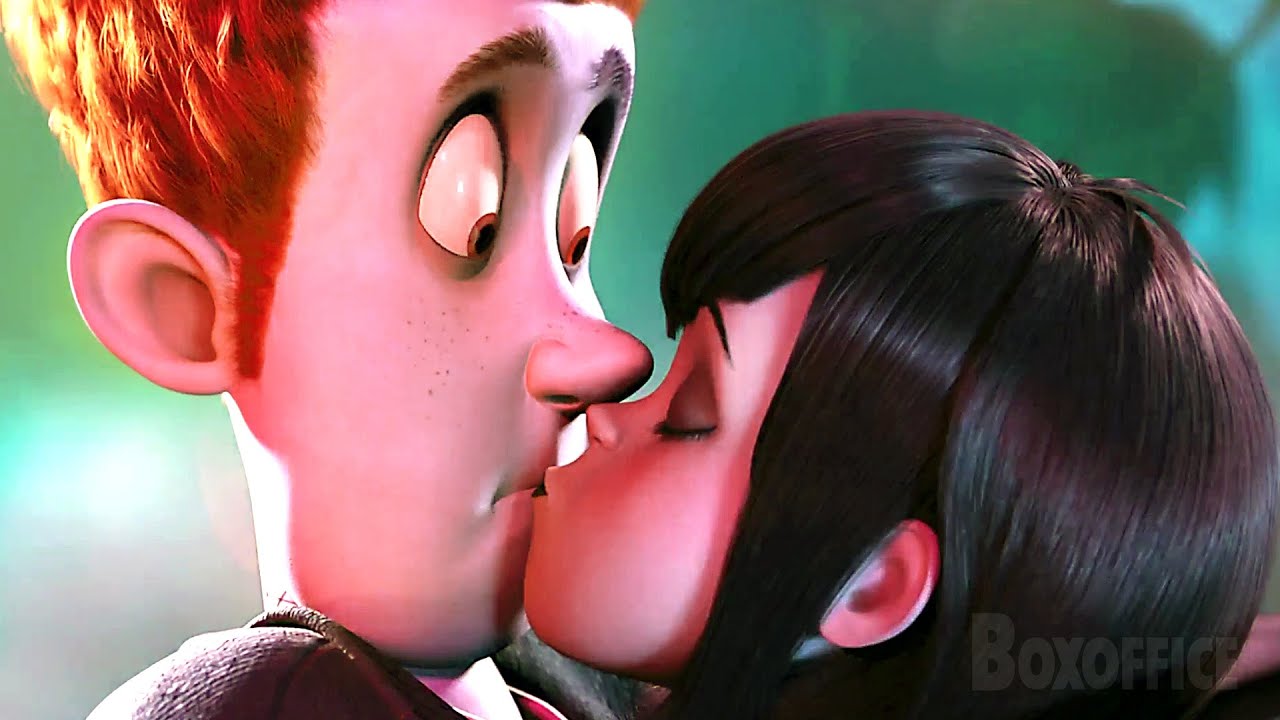 El primer beso de Mavis y Johnny | Hotel Transylvania | Clip en Español