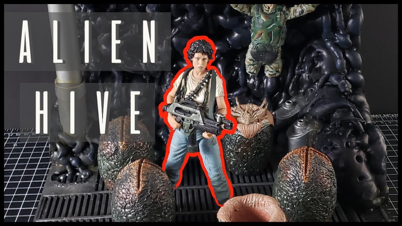 Making a: XENOMORPH HIVE DIORAMA from ALIENS (1986)