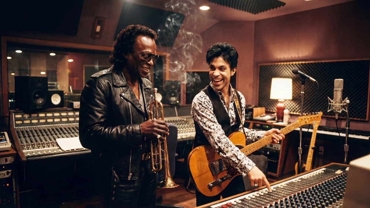 Late 1980s Paisley Park: Prince invited Miles Davis—