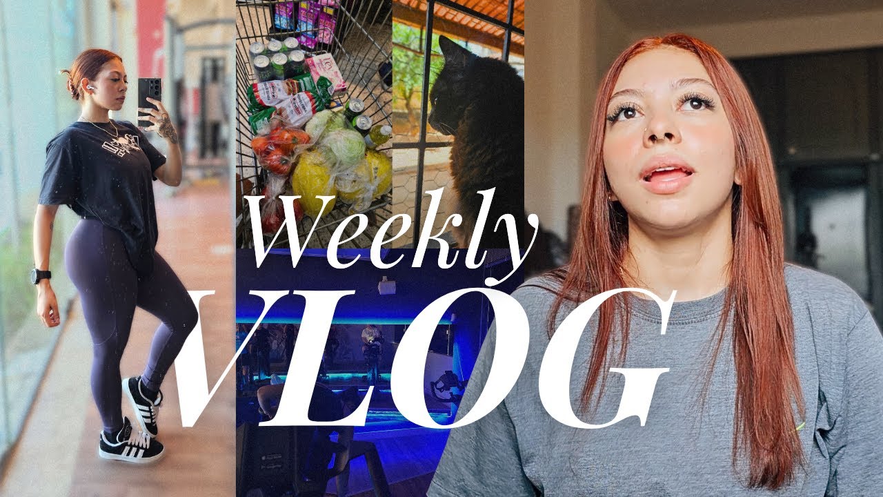 weekly vlog | treino, alimenta&ccedil;&atilde;o, compras em casal, novo hobby, rotina real, v&iacute;cio em redes sociais