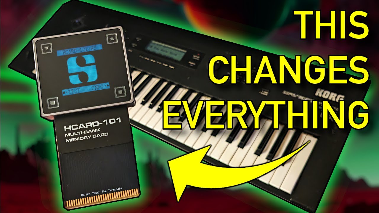 HYPERSYNTH HCARD-101 Memory Card: Live Demo with Korg Wavestation EX