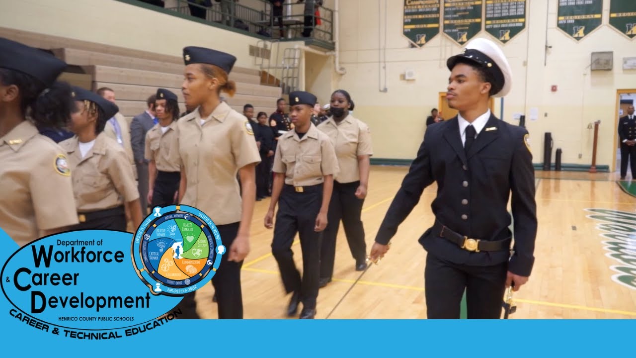 Henrico High NJROTC Inspection
