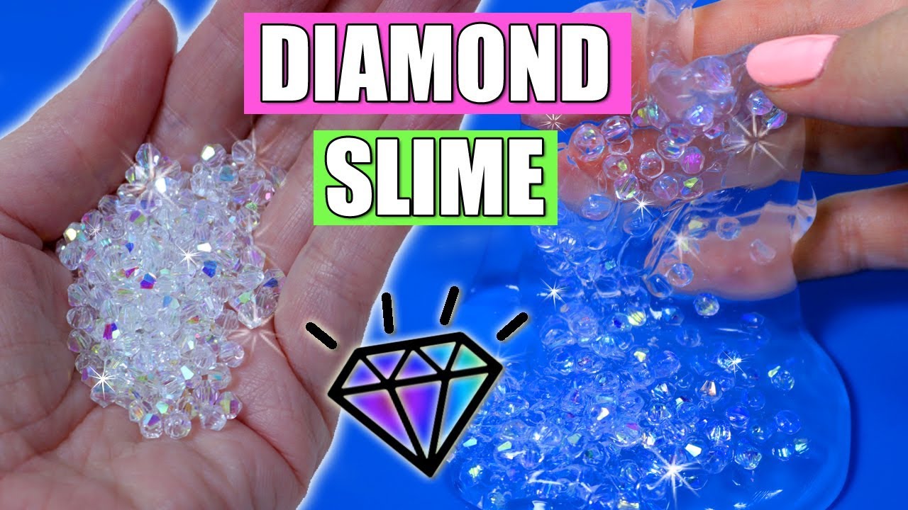 Как сделать Crystal Clear Diamond Slime!
