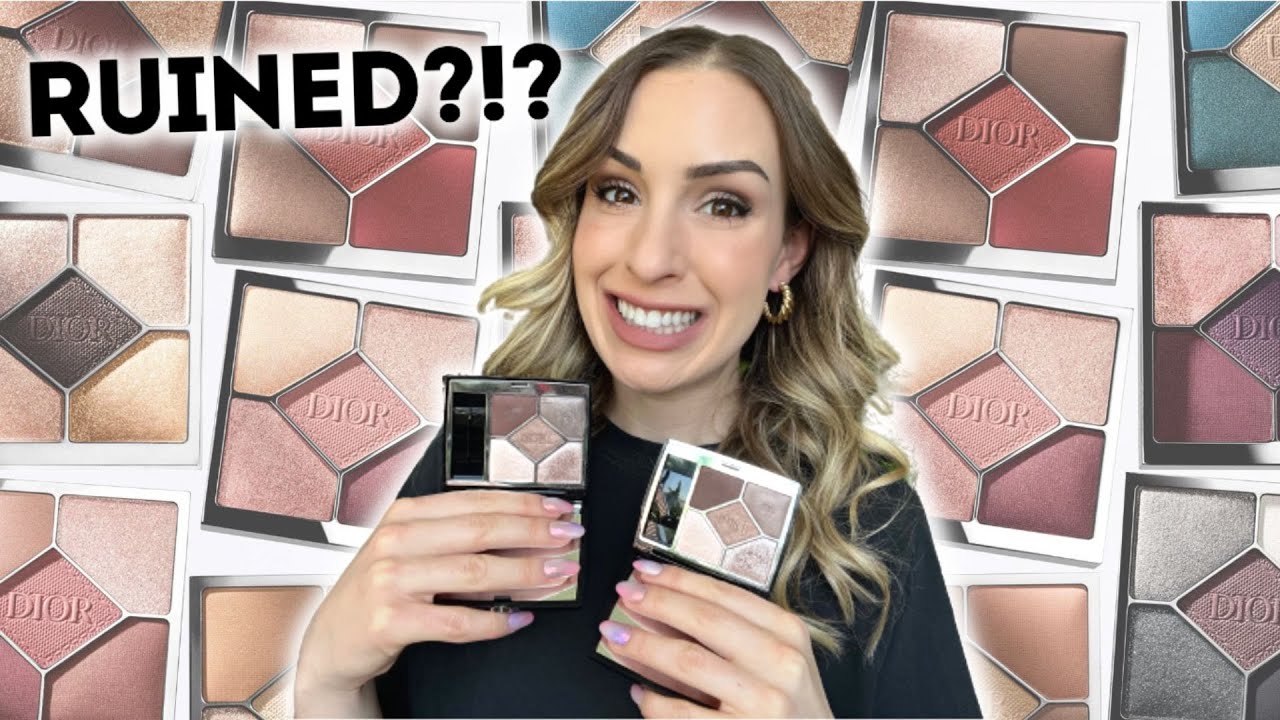 DIOR EYESHADOWS REFORMULATED?? 😳 LET'S SEE IF THEY ARE STILL GOOD...comparison with SOFT CASHMERE