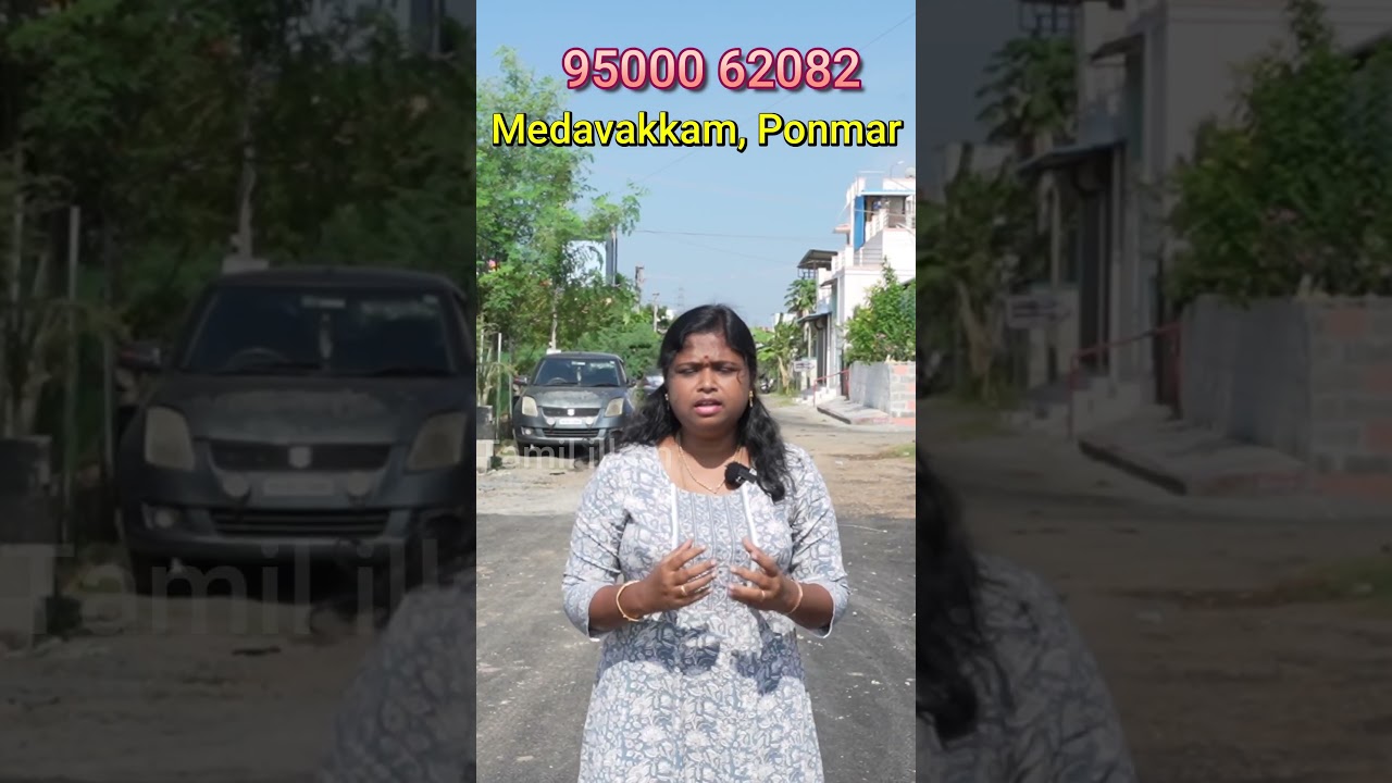 Plot & Villa sale in Medavakkam, Ponmar| Direct sale| On Road Site| No Brokerage #villaplots #ponmar