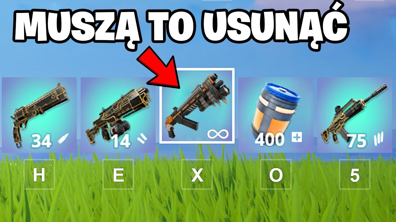 Fortnite popełnił OGROMNY BŁĄD.. (6 Nowych Egzotycznych Broni)
