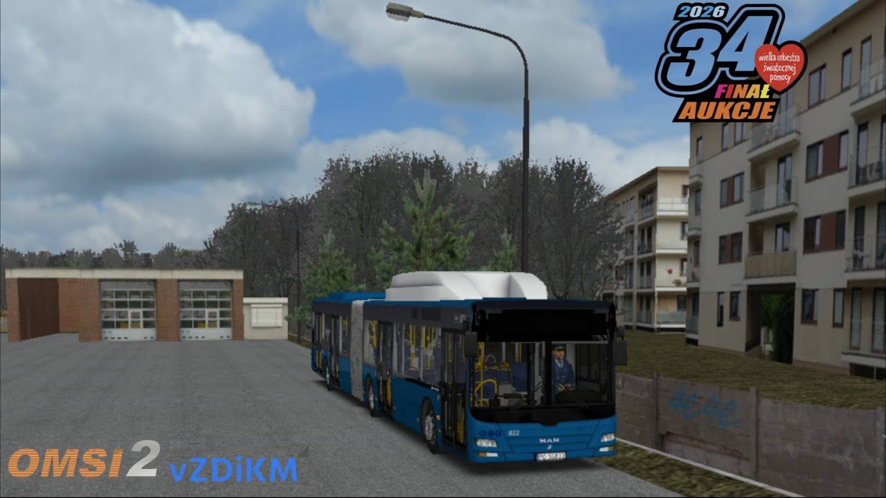 🔴Jeździmy Dla Dobra na 34. FINAŁ WOŚP 2026 - Pierwsze kilometry w vZDiKM w OMSI 2 *OPIS*