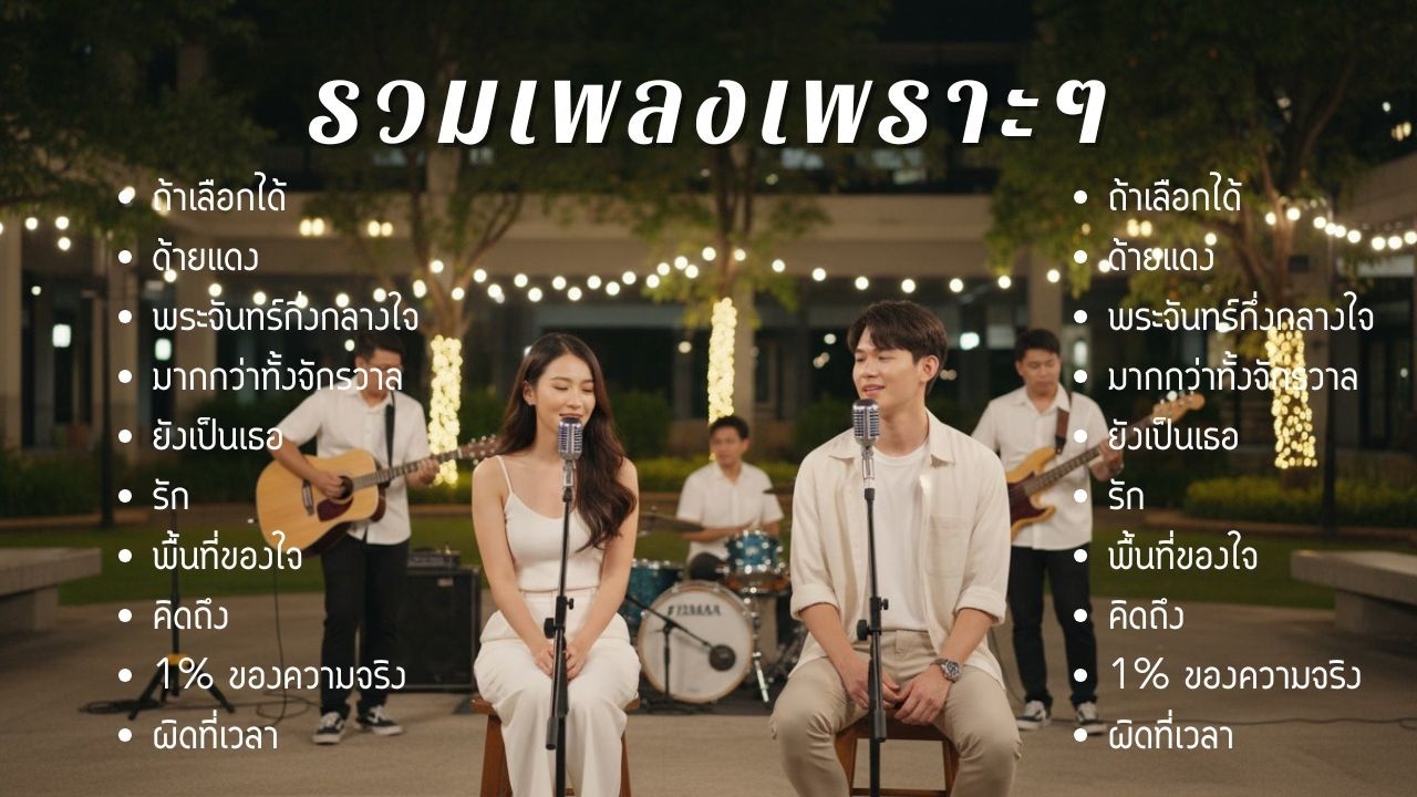 รวมเพลงเพราะๆ ฟังสบายๆ  | 🎧เปิดฟังตอนทำงาน /ขับรถ/ พักผ่อน🎧