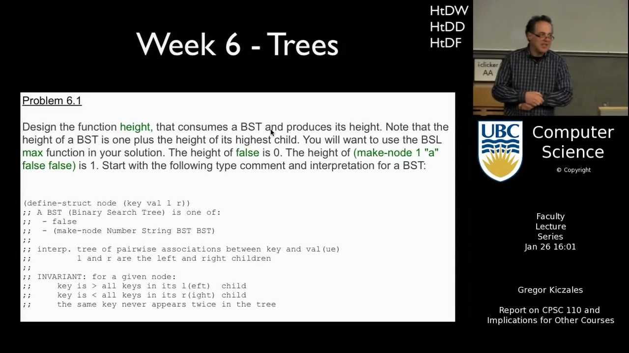 Gregor Kiczales - Report on CPSC 110 and Implications for Other Courses