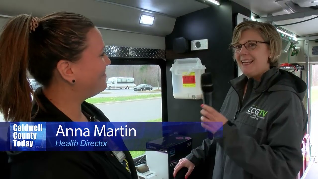 Caldwell County EMS - Ambulance Bus Tour