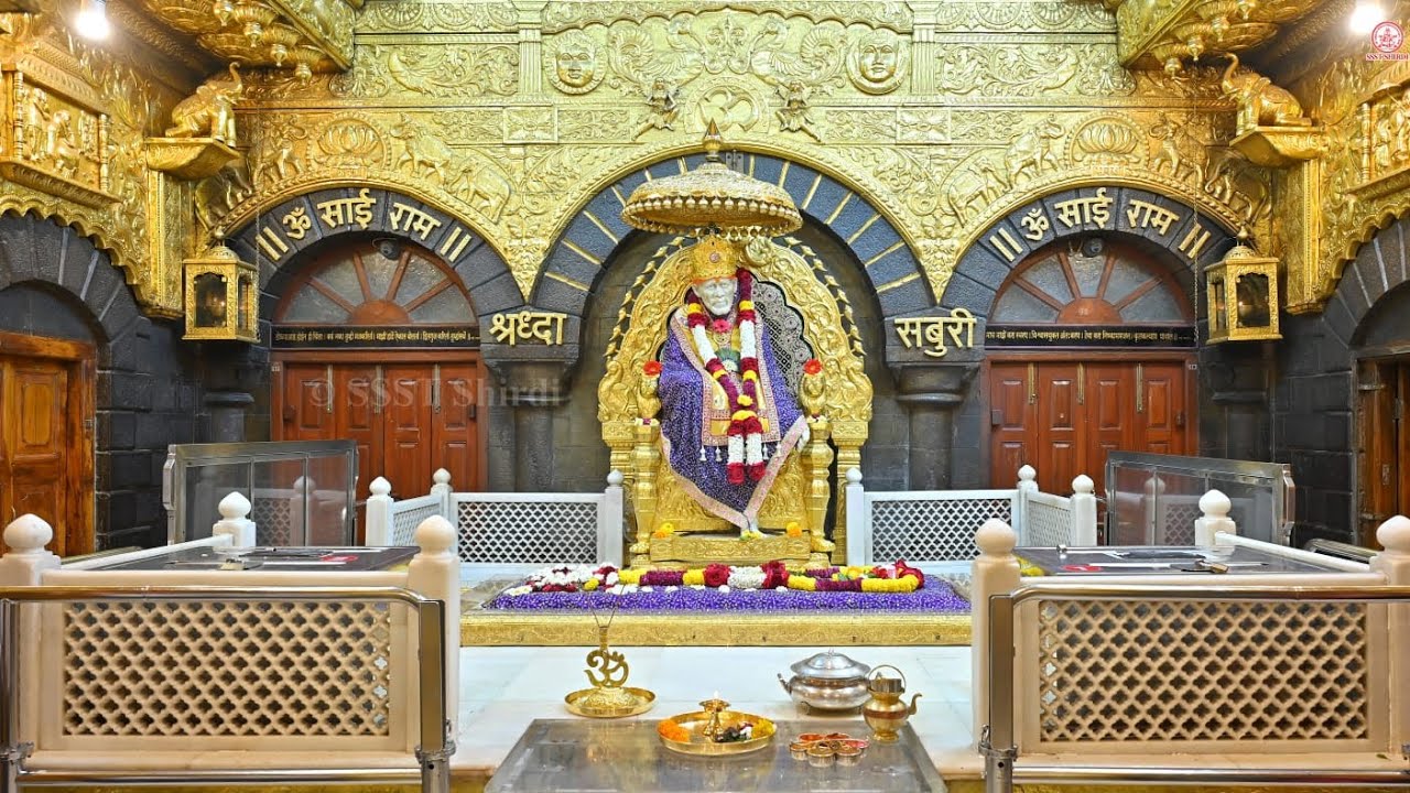 சீரடி சாய்பாபா புதன்கிழமை காலை தரிசனம் 🕉️ Shirdi Saibaba Wednesday Morning Darshan! #saibaba 