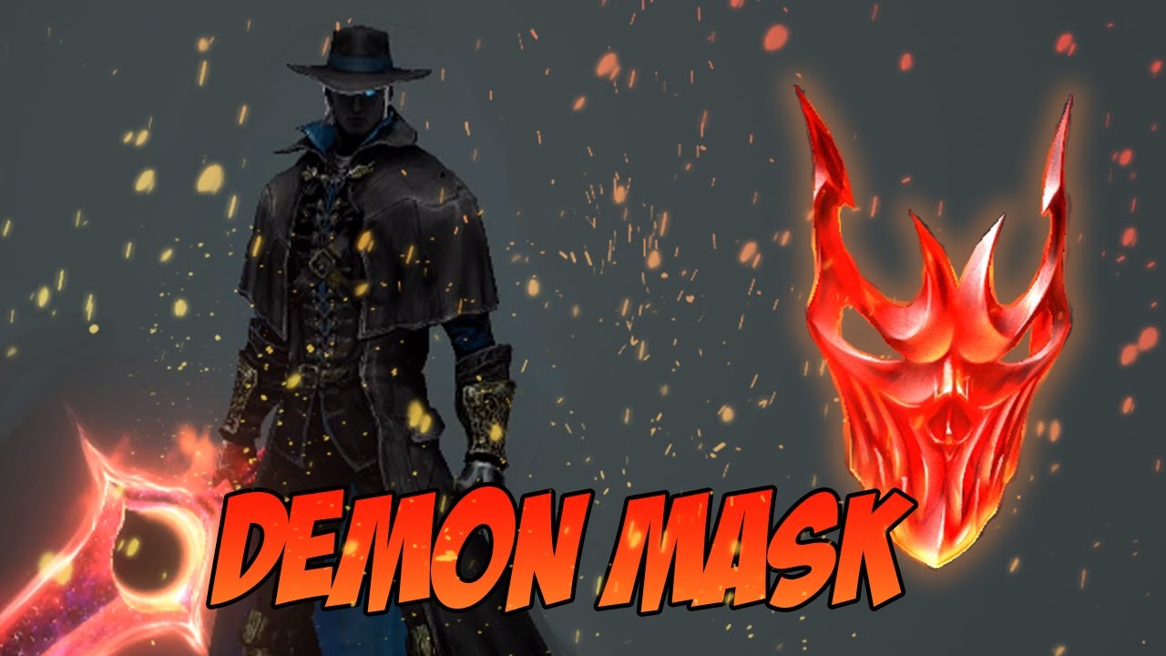 Demon Hunter Shadow World/Shadow Hunter Lost World Garett With Demon Mask & Ignis Flare