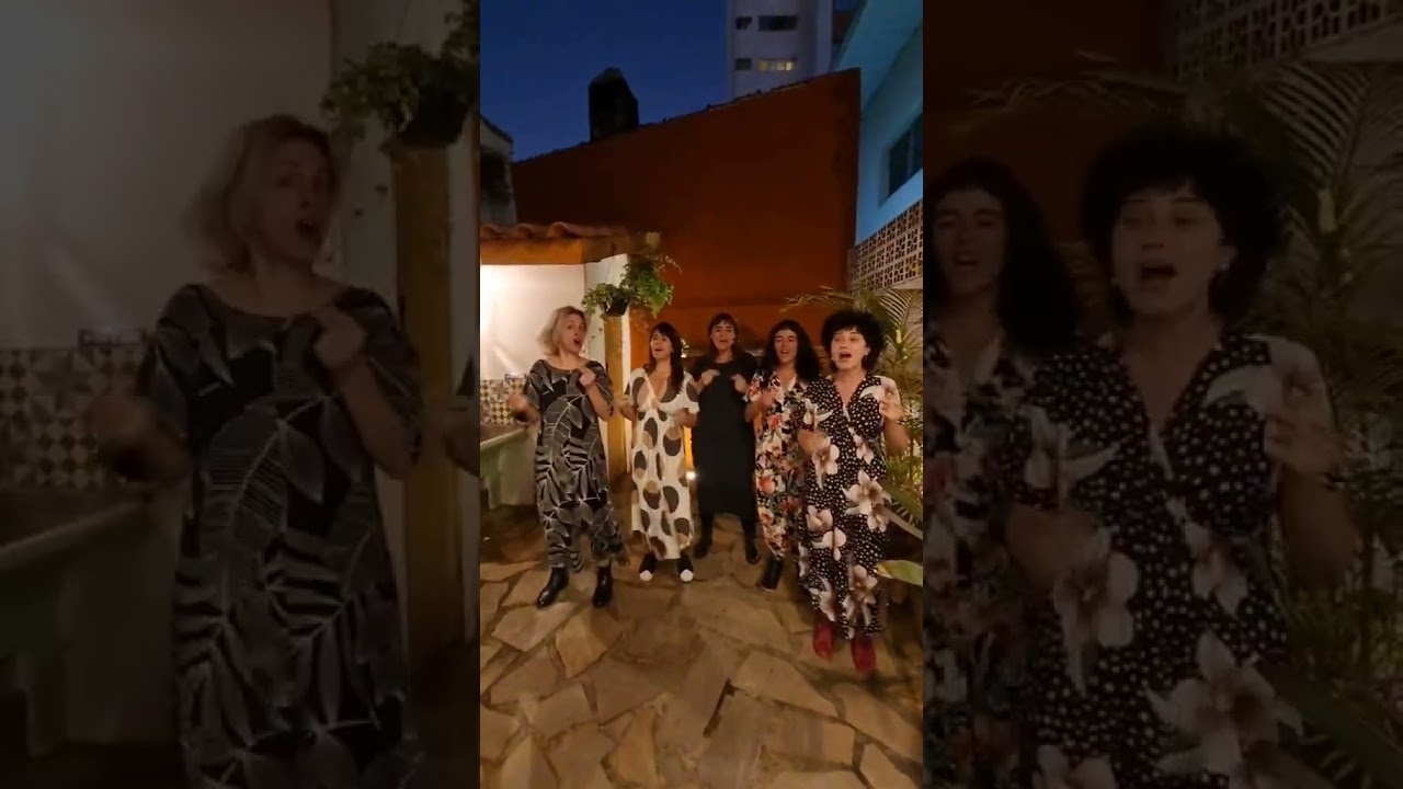 Women singing baiana, accapella #brasil#barbatuques #bodypercussion #viral #byana #musicperformance