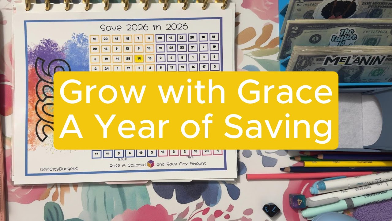 A Year of Savings | Saving Challenges | #debtfreejourney #monthahead #emergencyfundssavings