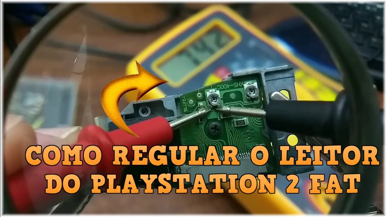 COMO REGULAR O LEITOR ÓTICO DO PS2 FAT