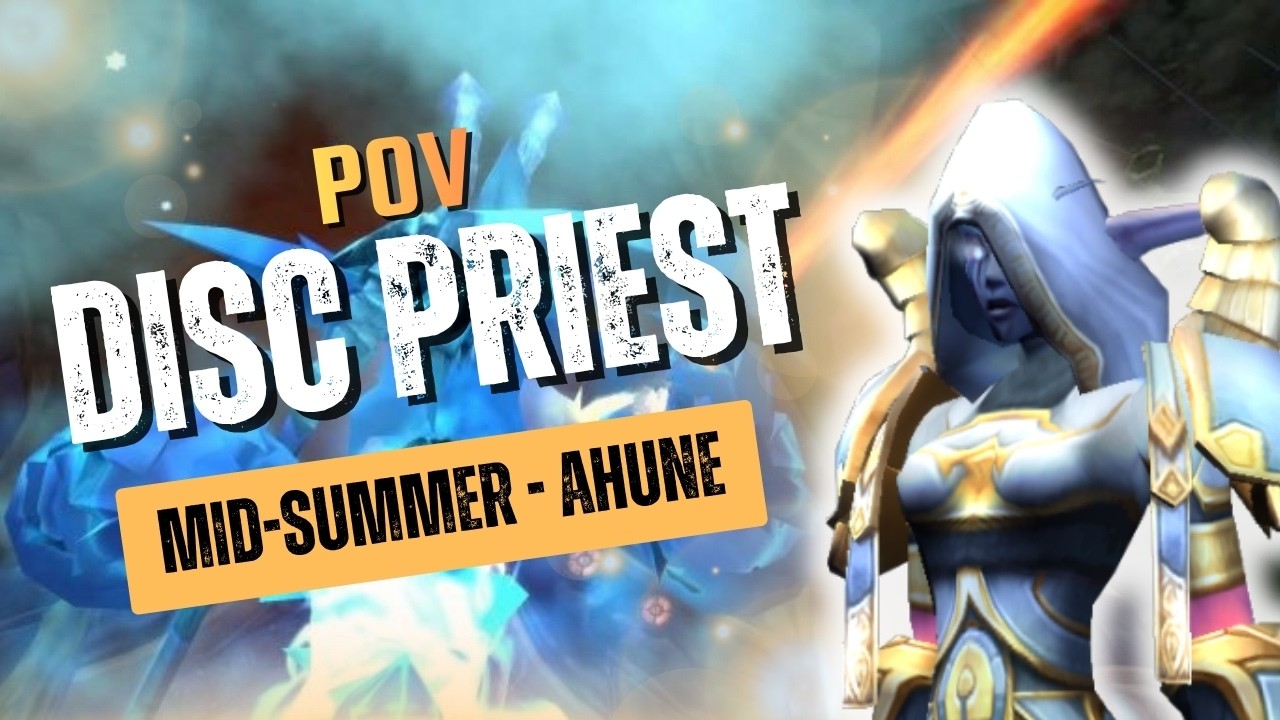 Healing Ahune Heroic on My Disc Priest | TBC Classic