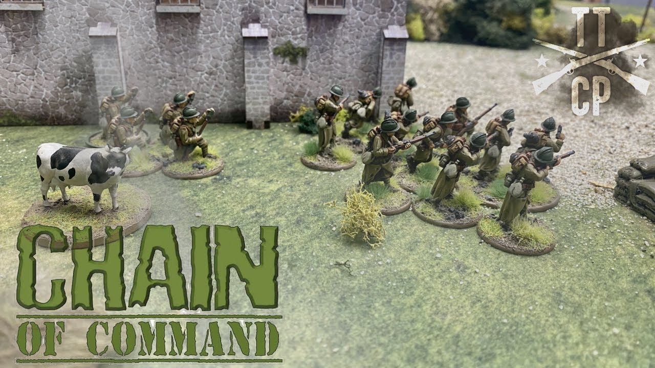 Tabletop CP: Chain of Command Battle Report- Hasty Defense 1940