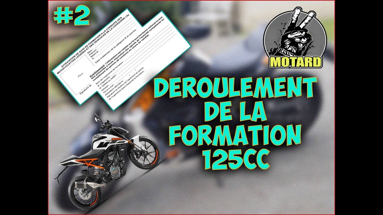🔴#2 DEROULEMENT DE LA FORMATION MOTO 125cc🏍