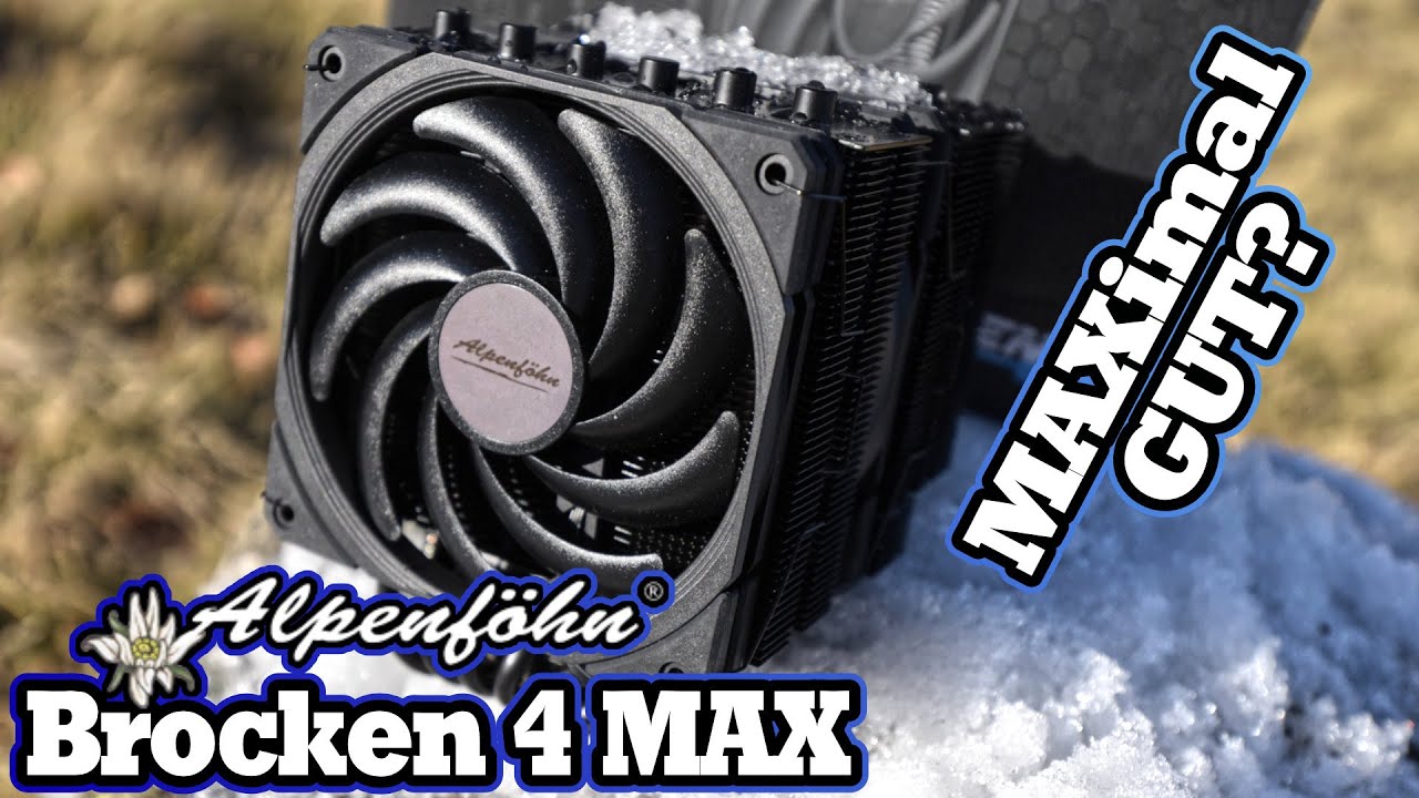 UNHÖRBAR bei Last - Alpenföhn Brocken 4 MAX Kühler Test