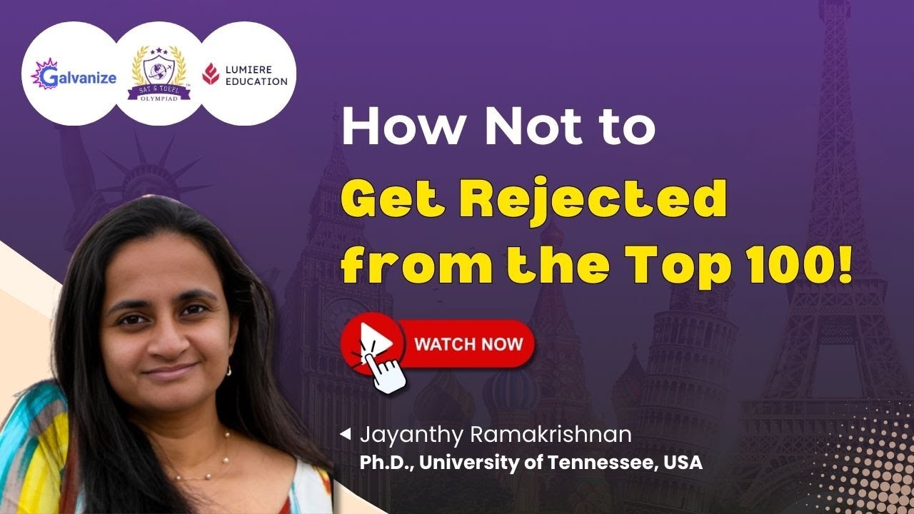 How Not to Get Rejected from the Top 100!