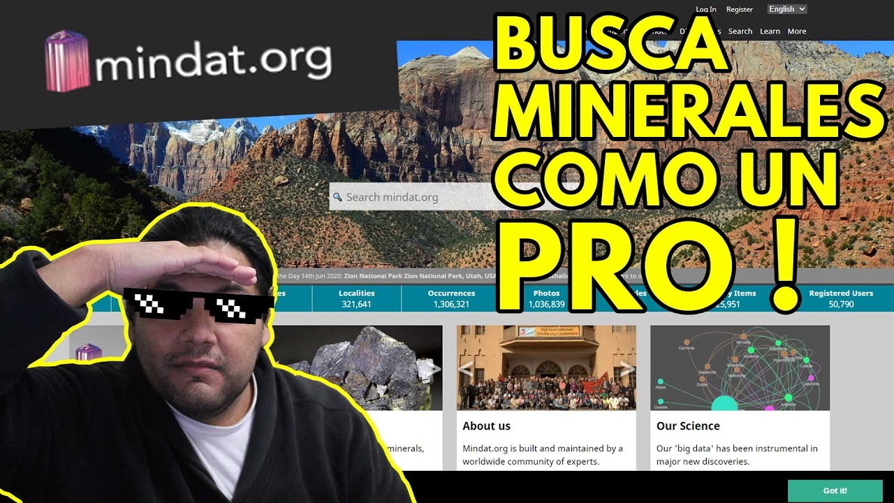 MINDAT - La Mayor Base De Datos De MINERALES 💎 - TRUCOS Para BUSCAR MINERALES COMO UN PRO 😎