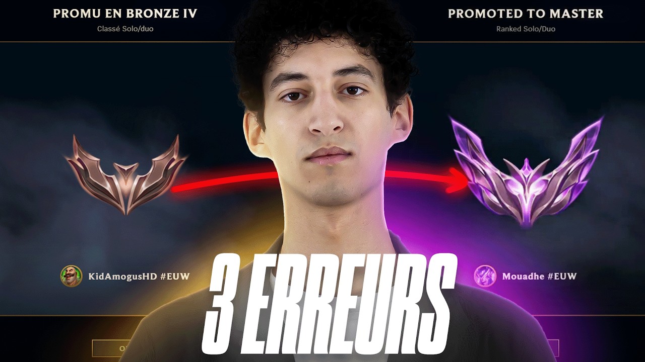 3 ERREURS à ÉVITER pour GRIND sur LOL