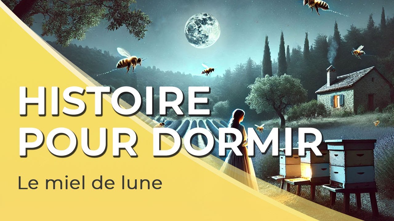 Histoire apaisante pour s'endormir - Adultes 🌙🐝 | Le miel de lune | 30 min | Voix masculine | FR
