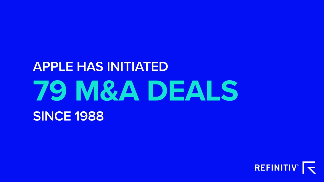 The Intel in Apple's eye | Apple M&A data | A Refinitiv Data Moment