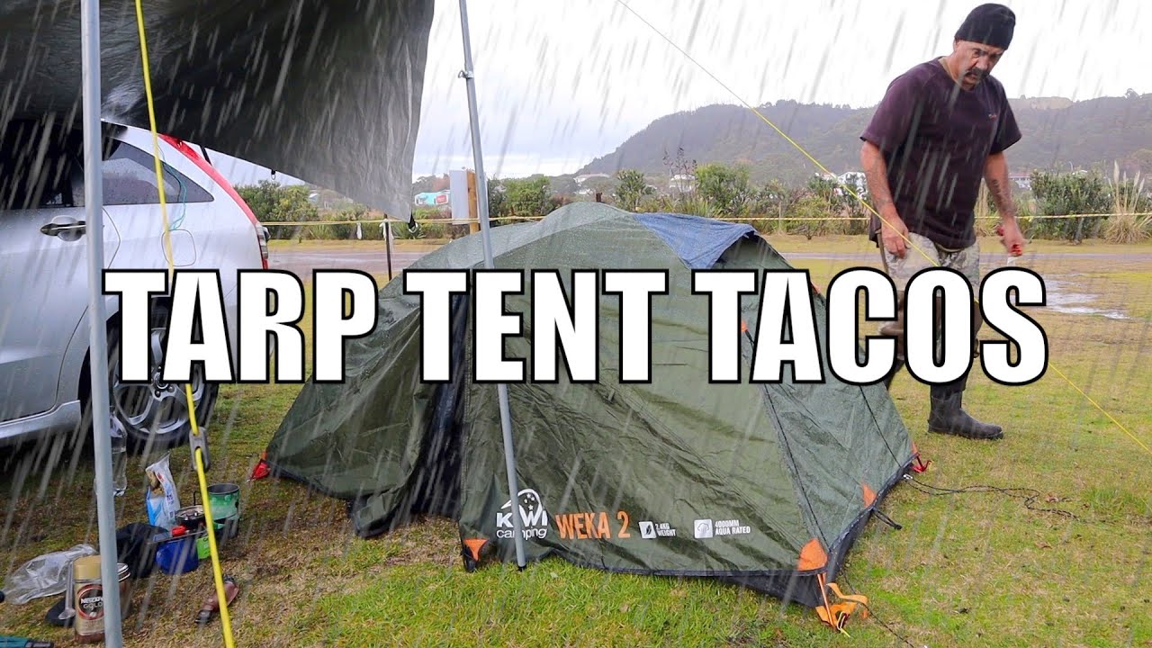 TENT CAMPING IN RAIN - Strong Winds Return to Keep Me Awake