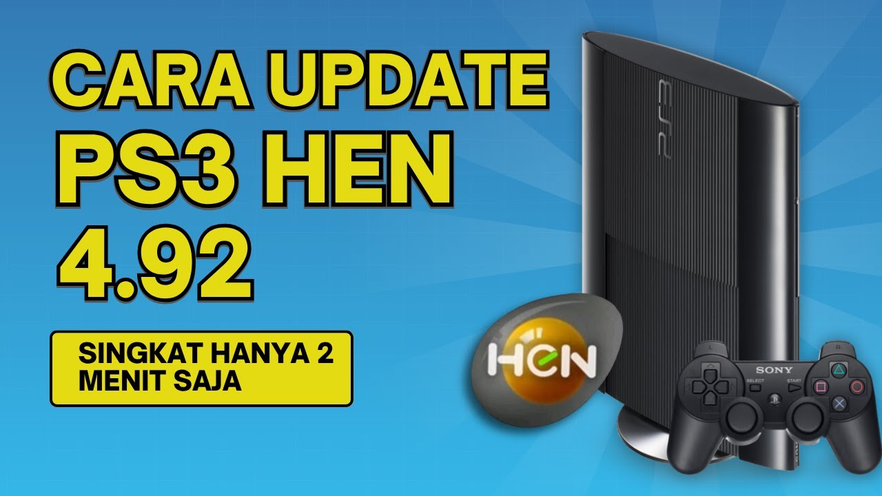 UPDATE PS3 HEN 4.92‼️ CEPAT & MUDAH ‼️