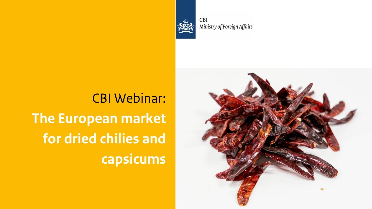 CBI Webinar: The European market for dried chilies and capsicums